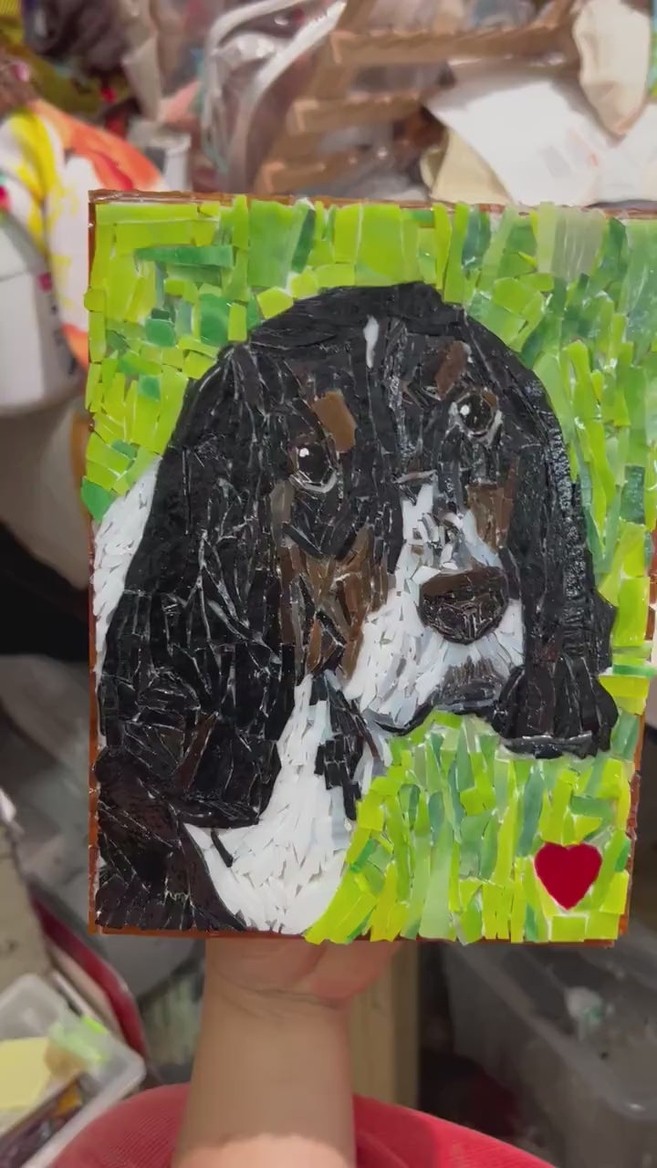 6x8 CUSTOM PET PORTRAIT MOSAIC